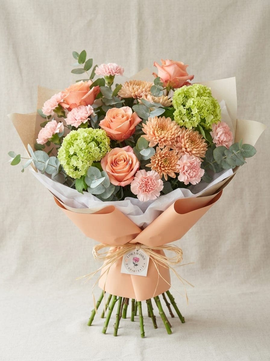 Rosas y Hortensias Otoñales