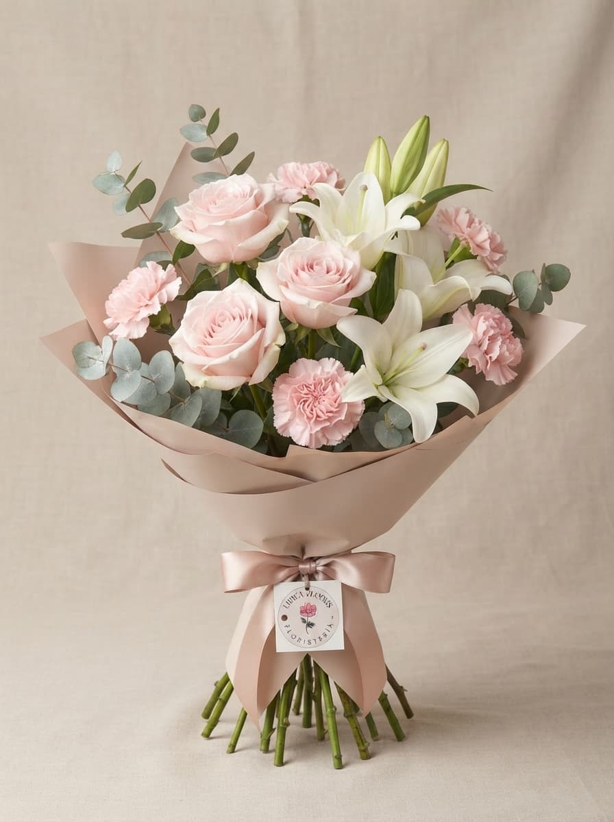 Rosas y Lirios Románticos