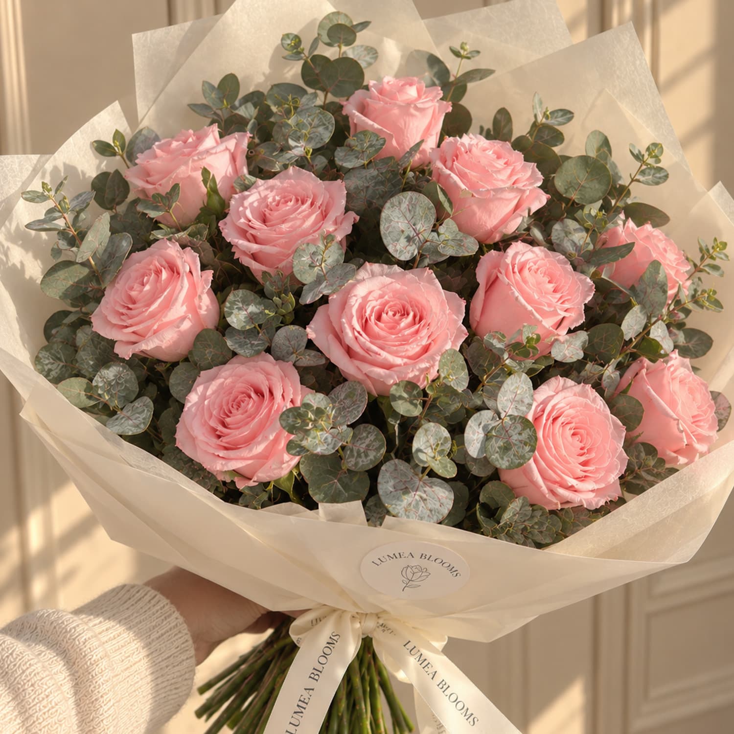 Ramo de rosas rosas