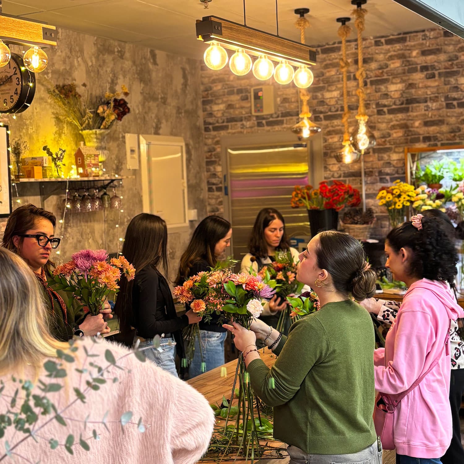 Taller de ramos de flores & tapas Coreanas