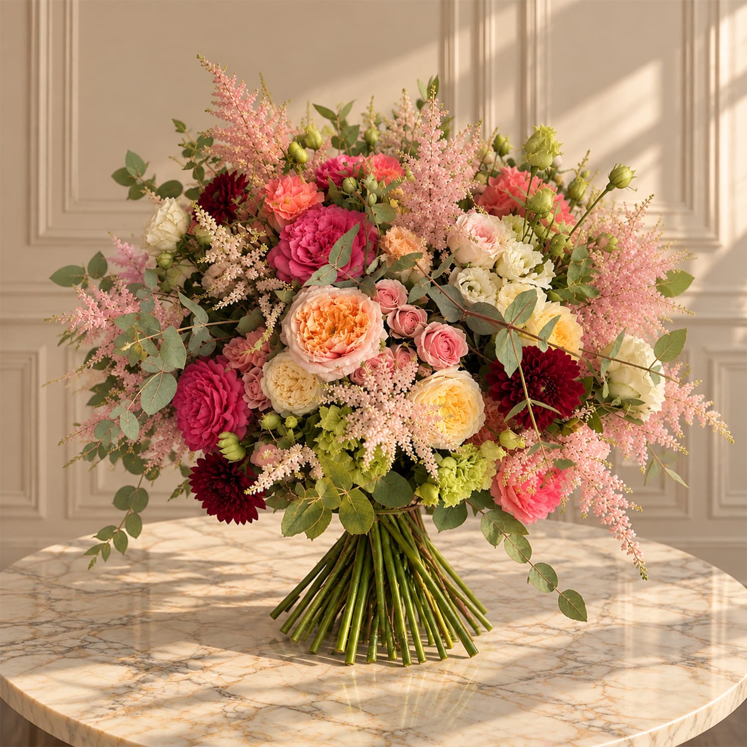 Ramo Elysium | Rosas de jardín y flores de temporada