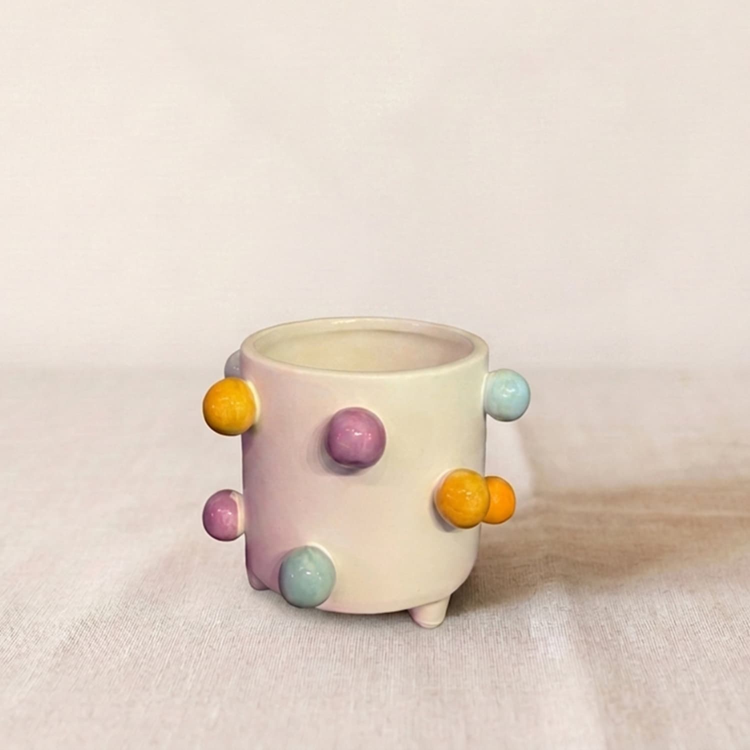 Maceta color dots